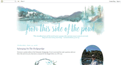 Desktop Screenshot of fromthissideofthepond.com