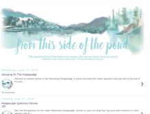 Tablet Screenshot of fromthissideofthepond.com